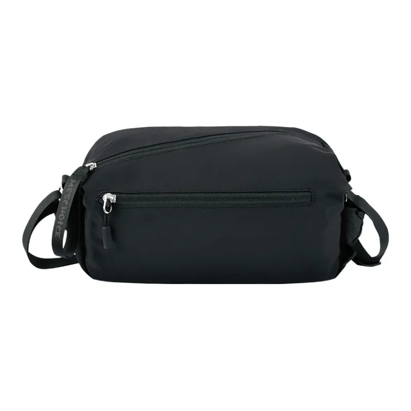YOME Polyester Crossbody Bag Unisex Ecru/Ink Black/Lithospermum Pink-4