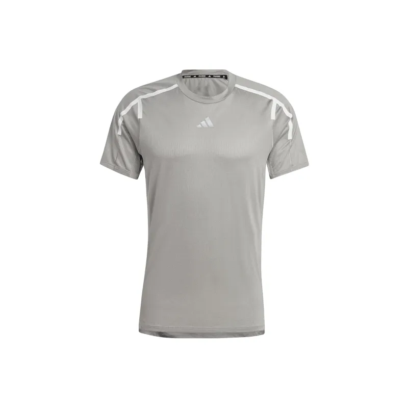 Adidas T Shirts Men Pure Quality Gray-0