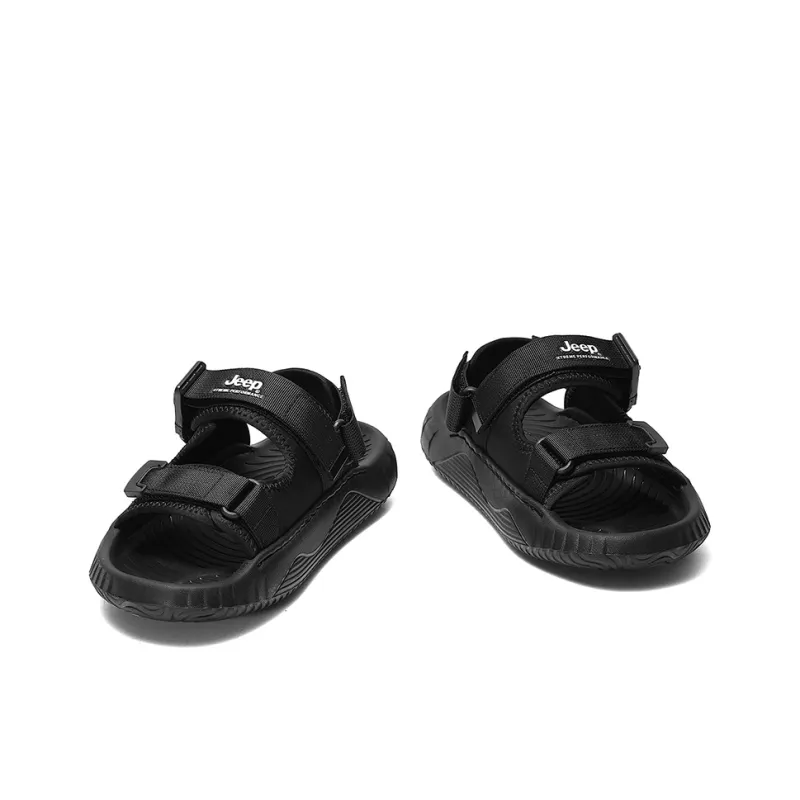 Jeep Beach Sandals Unisex Black-10