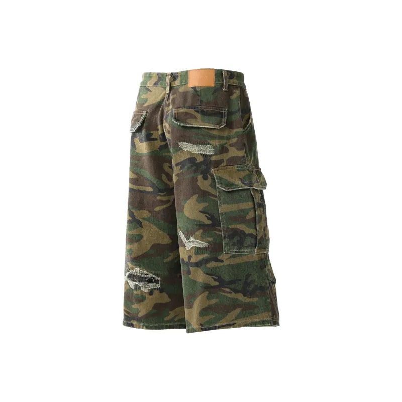 PANDA ADEVIL Cargo Shorts Men's Camouflage-3