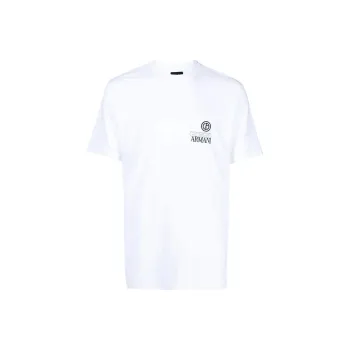 GIORGIO ARMANI T Shirts Men White