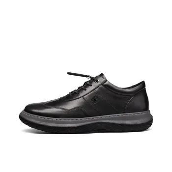 BEN SHERMAN Slip Resistant Low Top Casual Shoes Men's Black