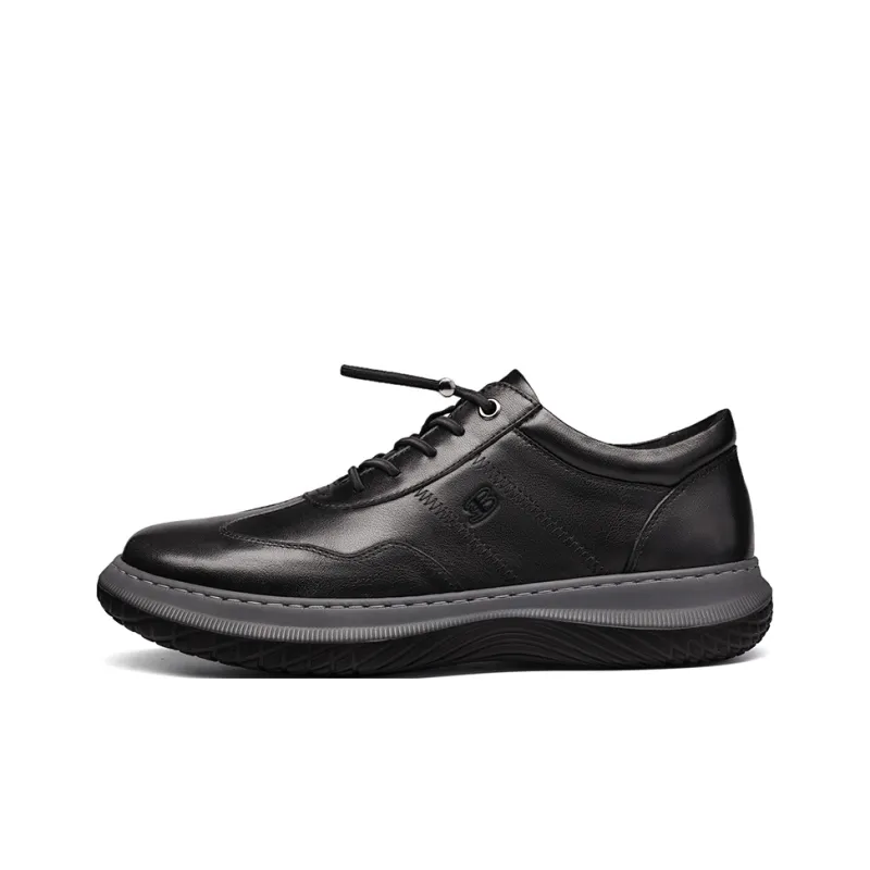 BEN SHERMAN Slip Resistant Low Top Casual Shoes Men's Black-0