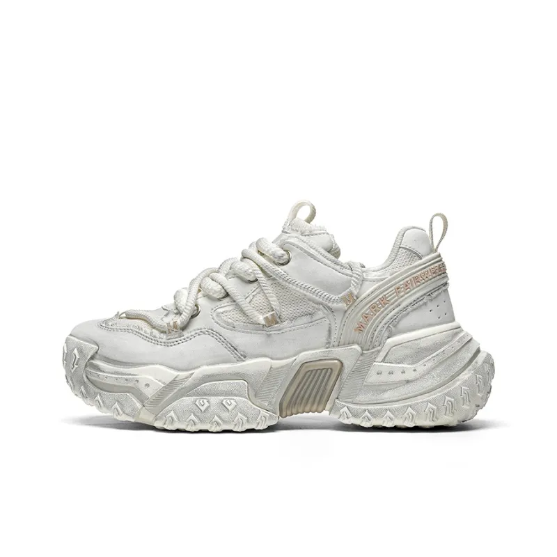 FAIRWHALE Anti Slip And Wear Resistant Height Increasing Low Top Chunky Sneakers Men's-15