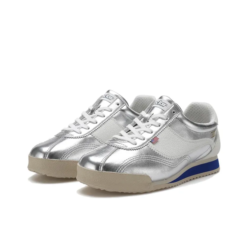 JACLAR BOSTONIAN JOGGER Low Top Casual Shoes Unisex Silver White-2