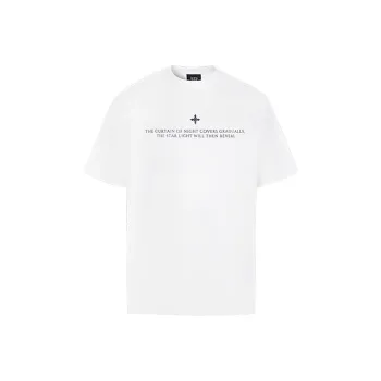 YLDP T Shirts Unisex White