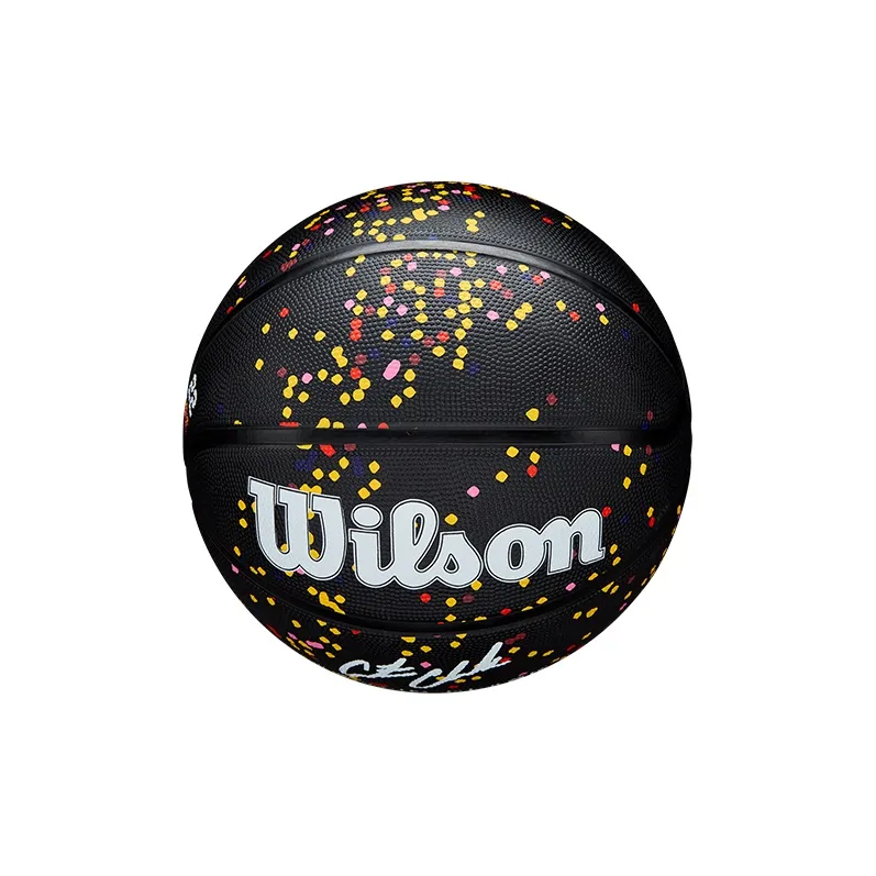 Wilson WNBA Collection Rubber Basketball Multicolor Polka Dot Size 5/6/7 Ball Training Unisex-4