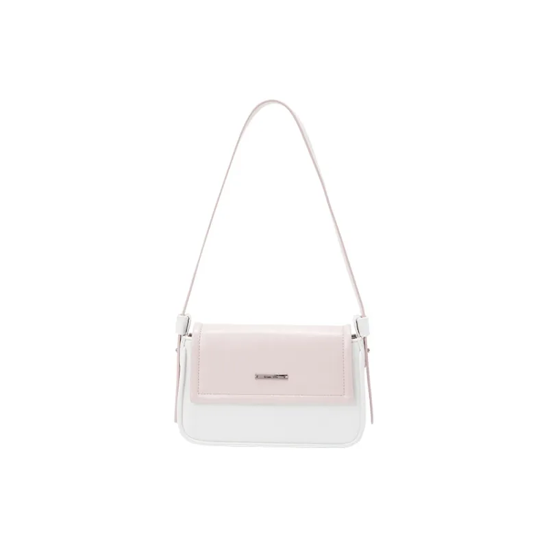 SEM/R PU Crossbody Bag, Shoulder Bag Medium Size Women's Smoke Gray, Silver/White, Yellow Tone, Pink Tone-2