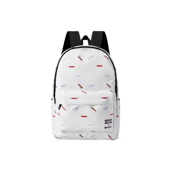 ONRF SOUNDBYTE Collaboration Polyester Laptop Bag Backpack Medium Size Unisex White