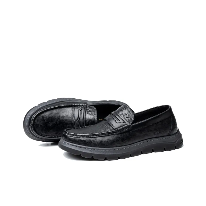 FED Men's Casual Shoes Men Low Top Black-3