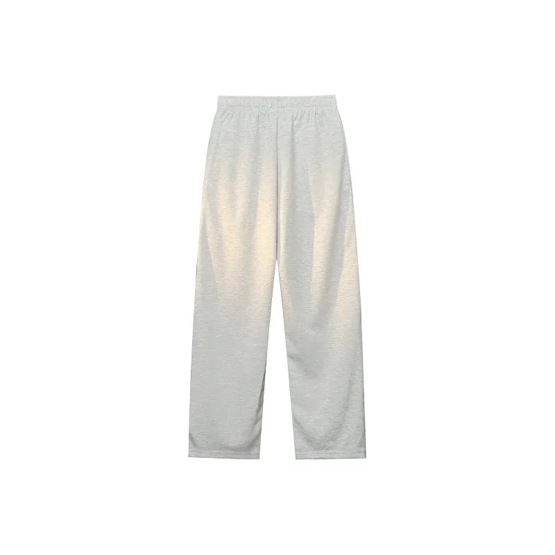 REXSHION Casual Pants Unisex White Heather Gray-2