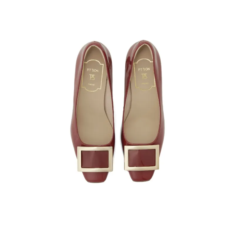 PT'SON Slim Heel High Heels 7cm Women's-2