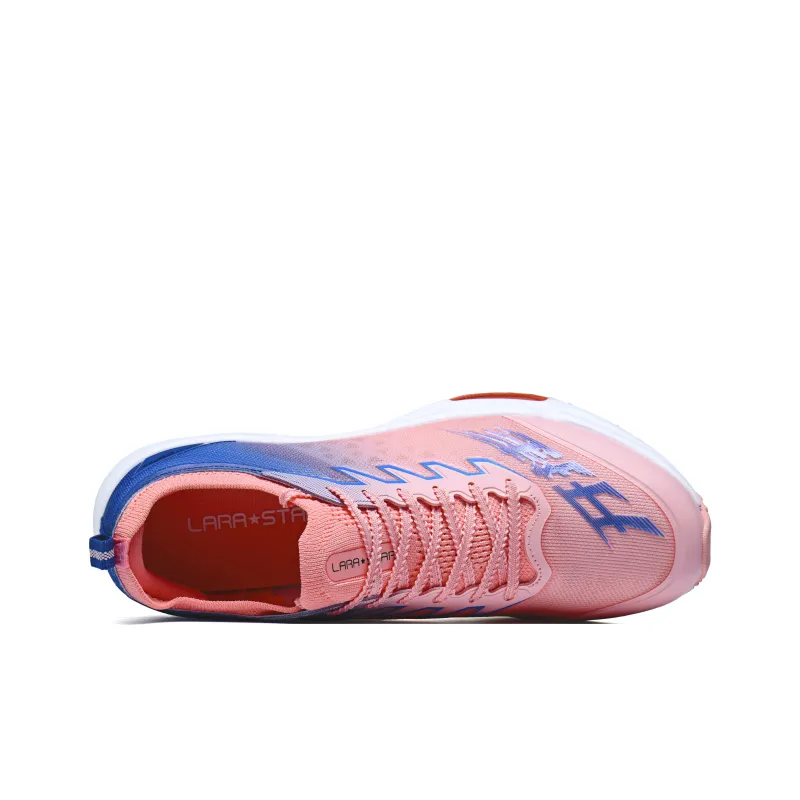 LARA STAR Open And Hang Cushioning, Slip Resistant, And Abrasion Resistant Low Top Running Shoes Unisex-9