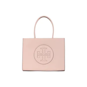TORY BURCH Ella Synthetic Leather Tote Bag Shopping Bag Shoulder Bag Crossbody Bag Handbag Small Size Women's Dawn Pink