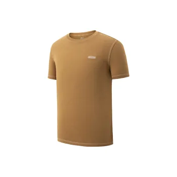 Erke T Shirts Men Chestnut Brown