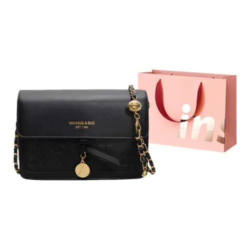 WHEELY BABY+ PU Shoulder Bag Crossbody Bag Regular Women's Black/Ecru/Pink
