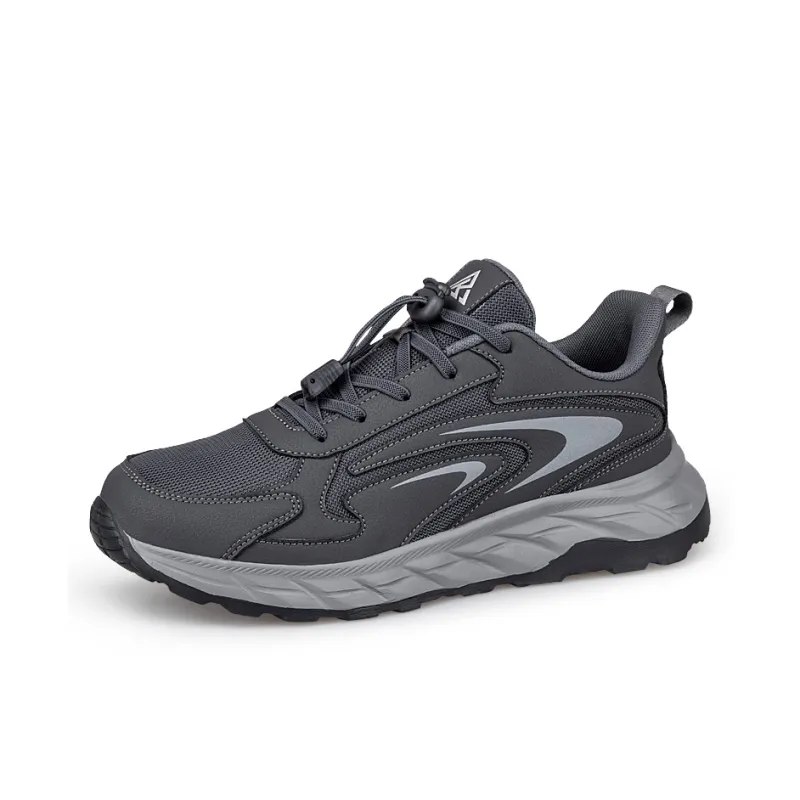 Recreation Abrasion Resistant Breathable Moisture Wicking Low Top Casual Shoes Men's Dark Gray-1
