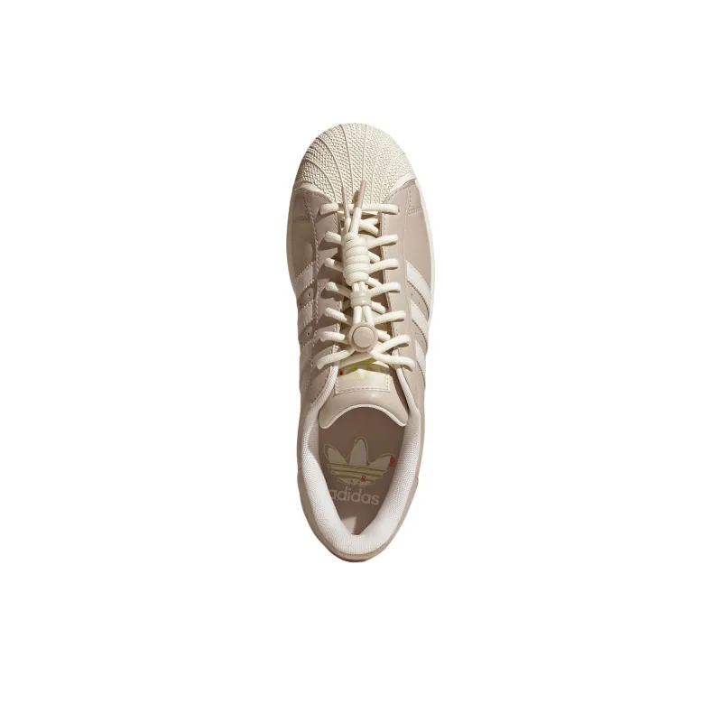 Adidas Originals Superstar 2 Lightweight Low Top Skateboard Shoes Unisex Brown White-2