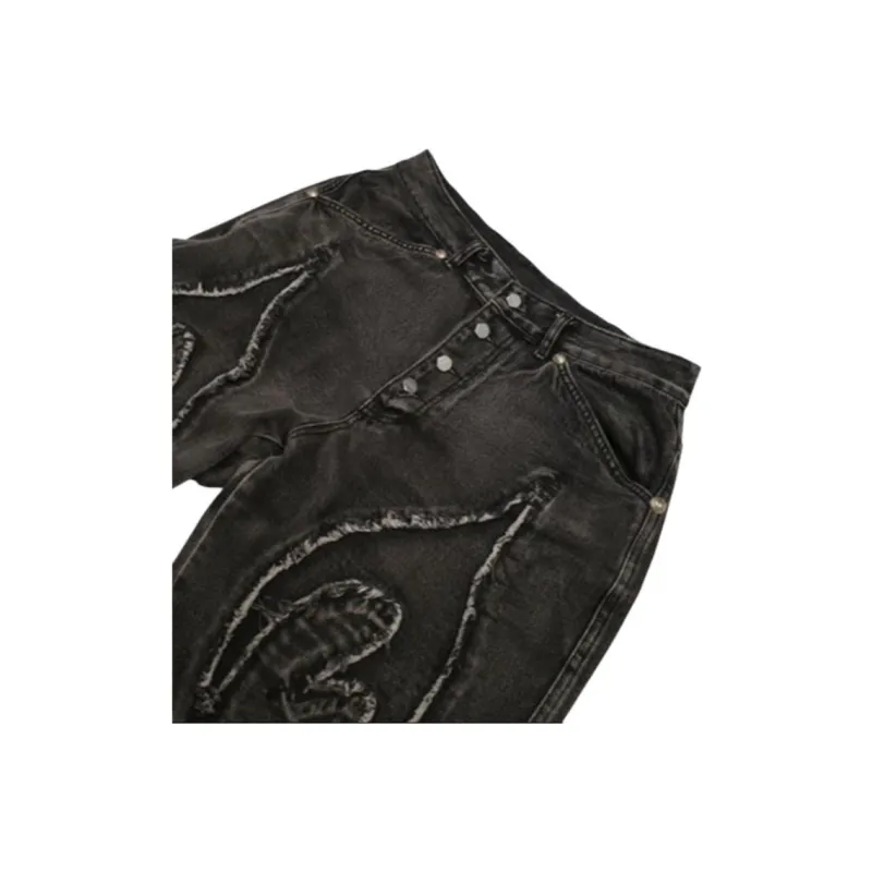 THUG CLUB Cotton Jeans-3