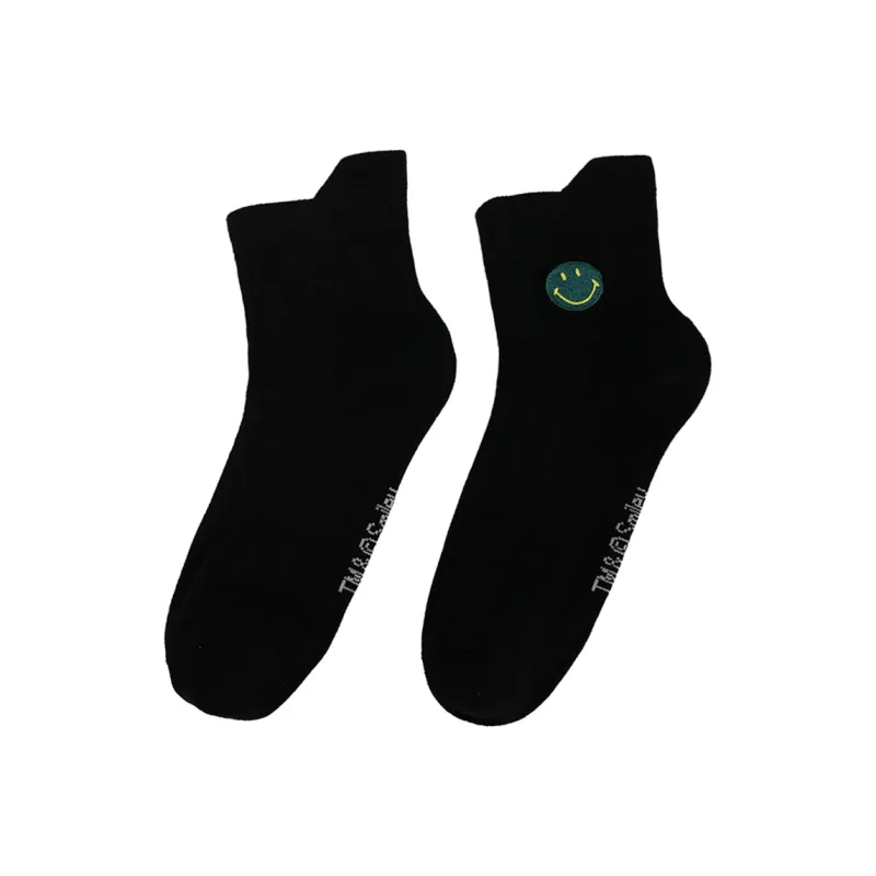SMILEY Mid Calf Socks Unisex Combo Set-7