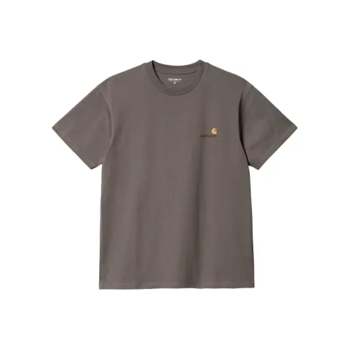 Carhartt WIP T Shirts Men Coffee