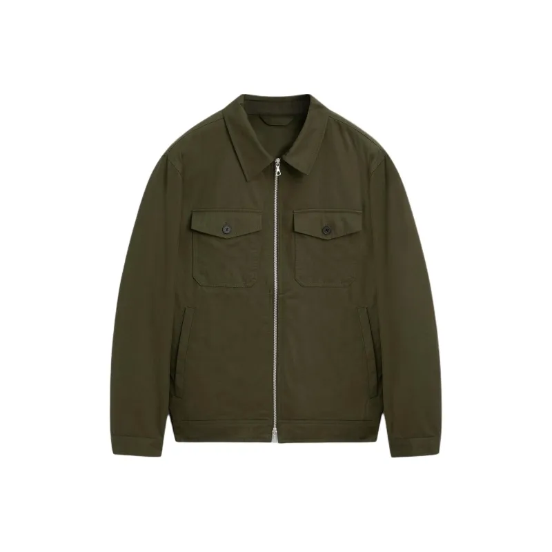 Massimo Dutti Jackets Coats Men's Dark Green-0