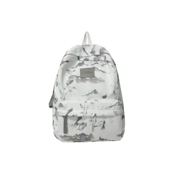 URBAN FOREST Composite Cloth Backpack Unisex Gray/Pink/Red/Green