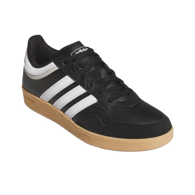 Adidas Hoops 4.0 Anti Slip Wear Resistant Low Top Skateboard Shoes Men's Black-4