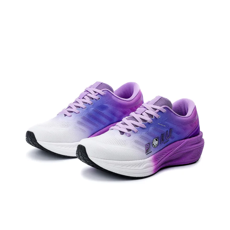 POLUDIYIPI Durable Breathable Low Top Popcorn Casual Racing Running Shoes Unisex Afterglow Purple-1