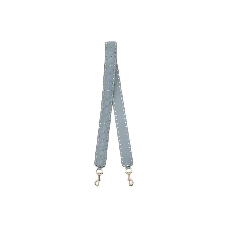 Valentino Sheepskin Bag Shoulder Strap Women's Blue-0