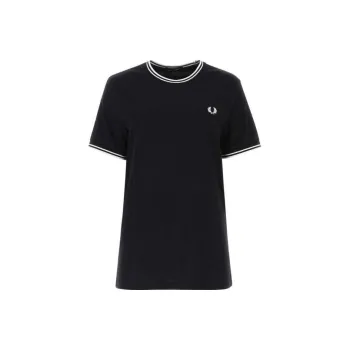 FRED PERRY Twin Tipped Crewneck T Shirt