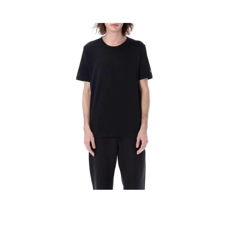 Champion Logo Patch Crewneck T Shirt-0
