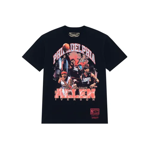 Mitchell & Ness T Shirt Unisex Black
