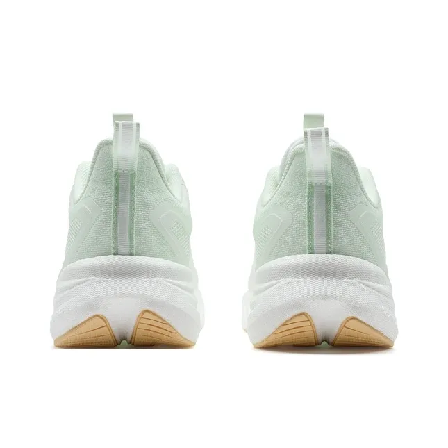 XTEP Cushioned Wear Resistant Breathable Low Top Casual Training Sprint Running Shoes Women's White Green-4
