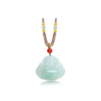 With The Heart Of The Jade Glutinous Jade Necklaces Women's