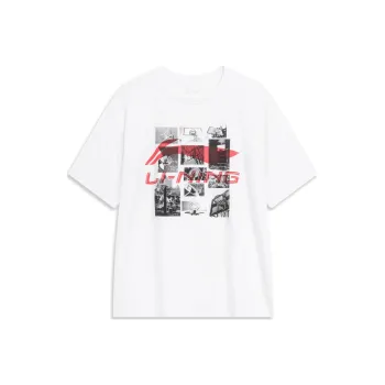 LINING Sports Life Collection T Shirts Men White