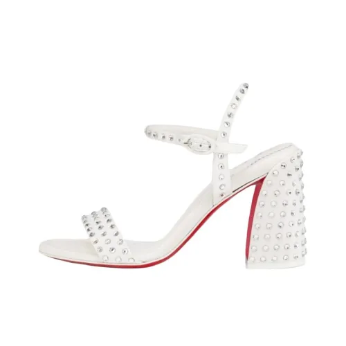 CL LUBOTING Miss Jane One Strap Sandals 8.5cm Women's White