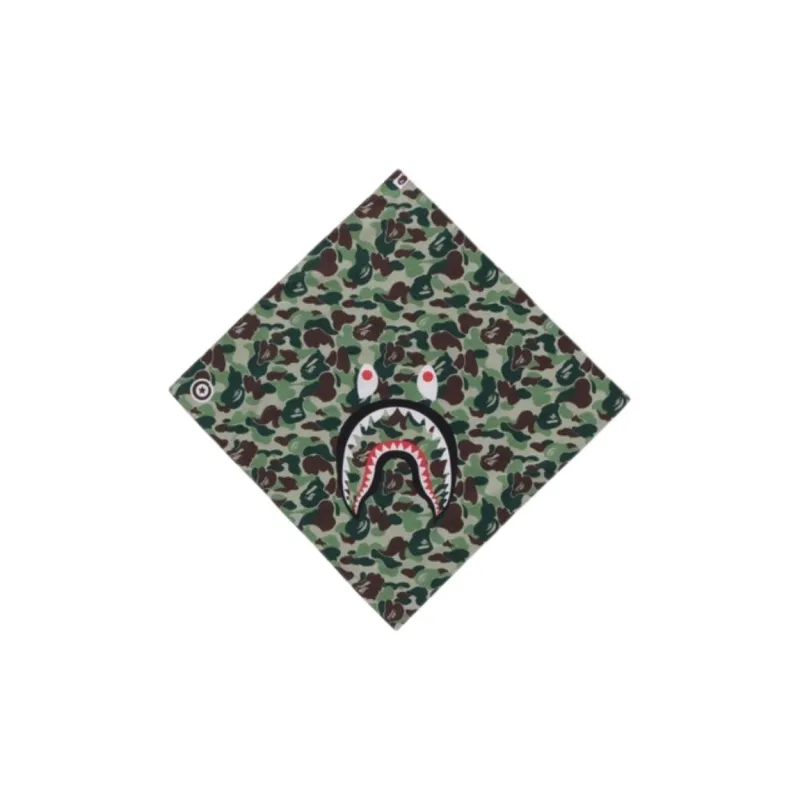 A BATHING APE Cotton, Cotton Fabric Headwraps Unisex Green-0