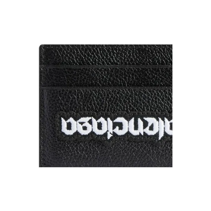 Balenciaga Logo Patch Card Holder-3