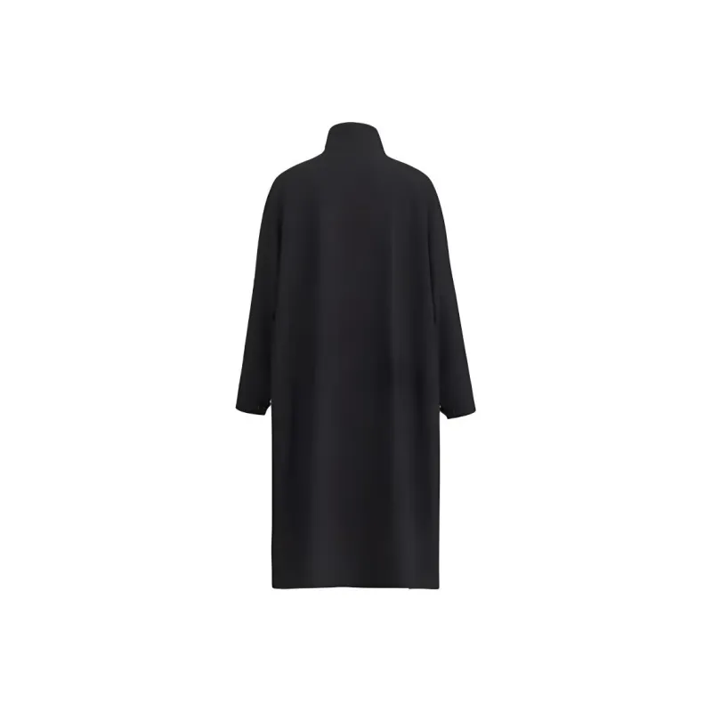 URBAN REVIVO Trench Coat Women's Black-1