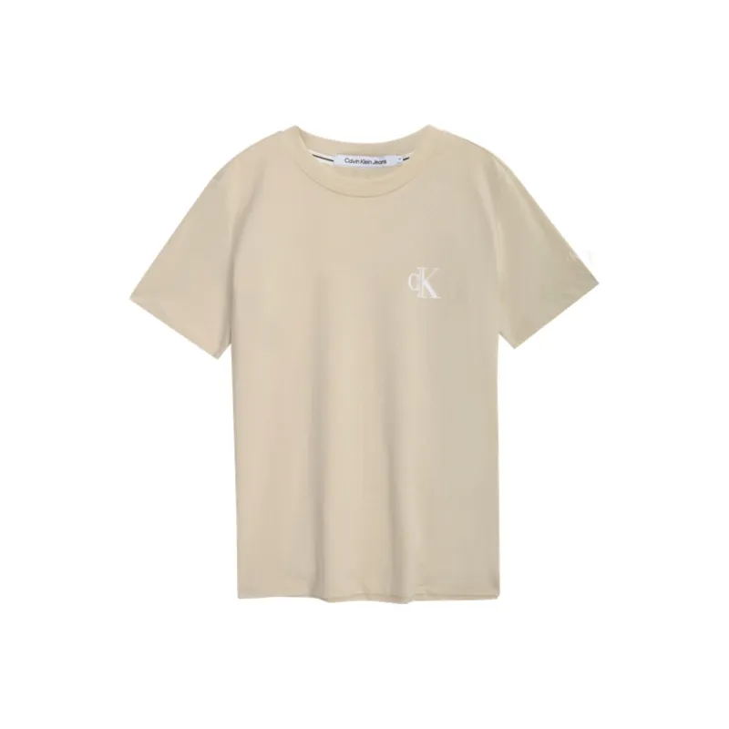 Calvin Klein T Shirts Unisex Ecru-0