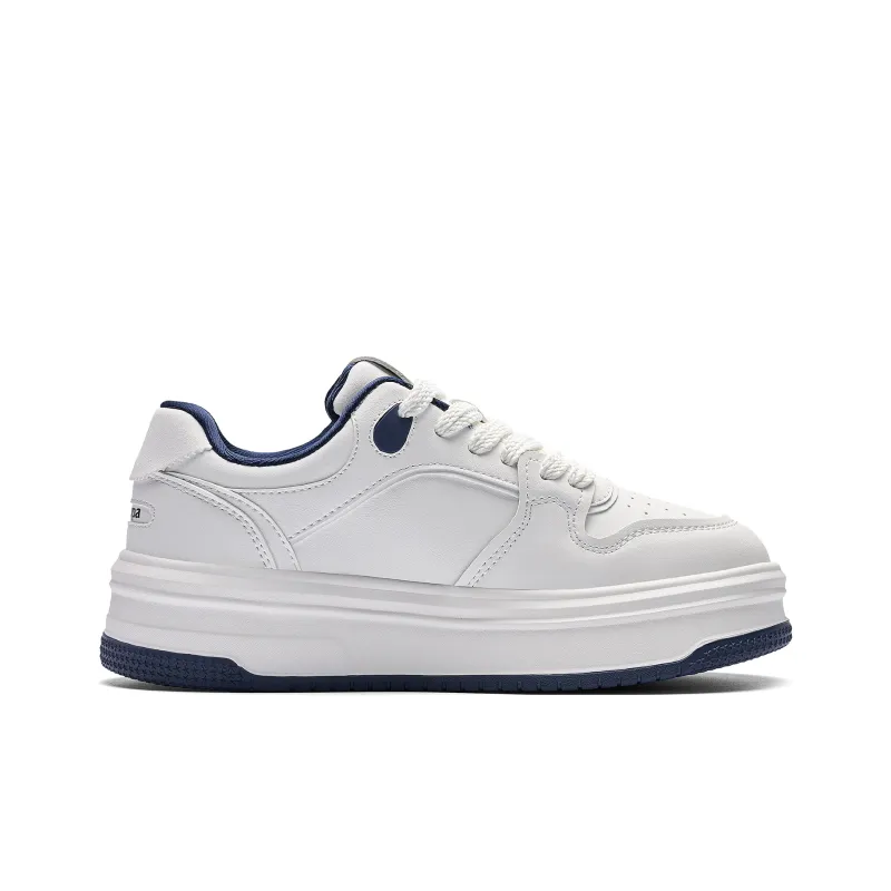 Kappa Back to Back Anti Slip Wear Resistant Low Top Skateboard Shoes Women's White-8