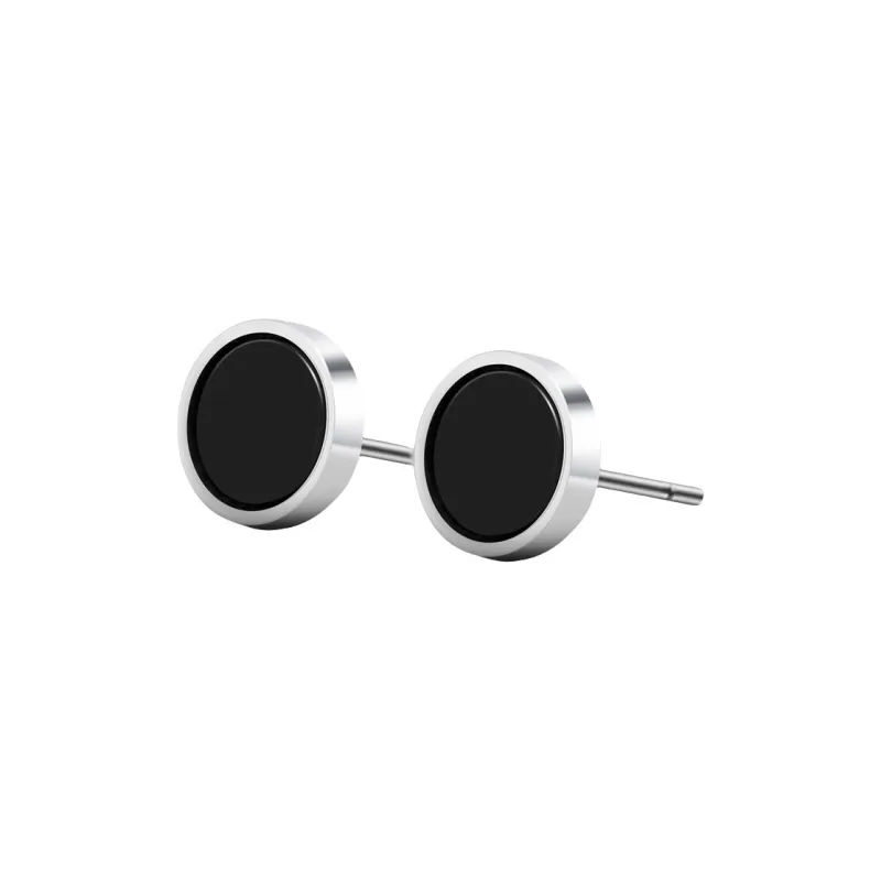 Danqin 925 Sterling Silver Stud Earrings Unisex-10