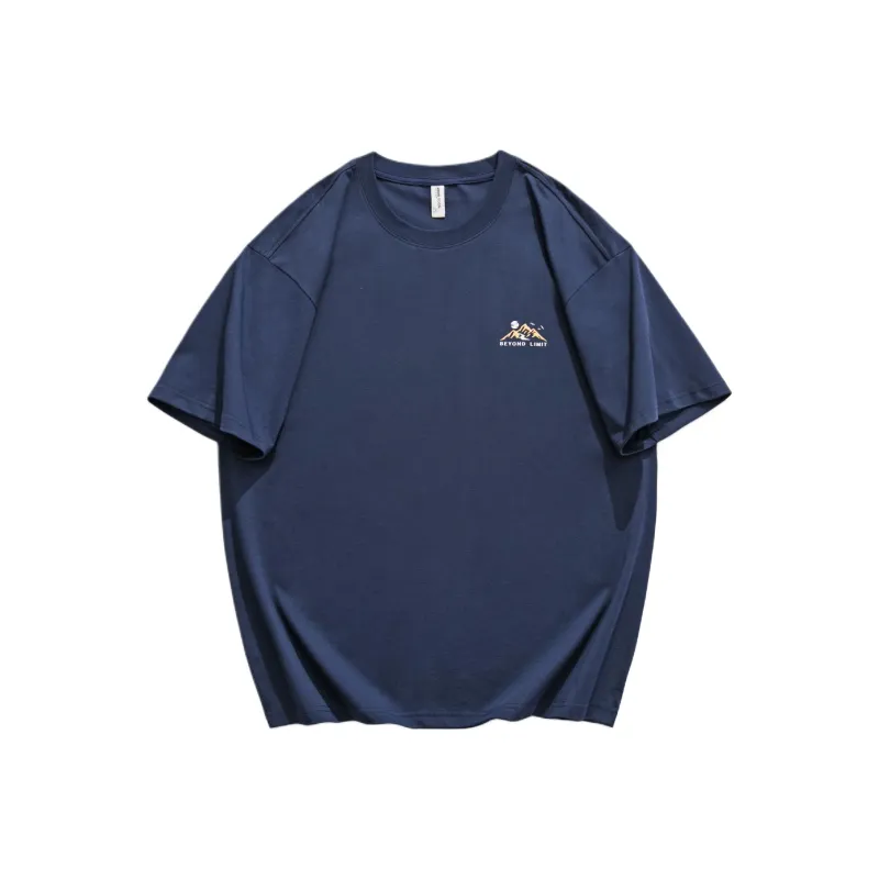 WOOD SOON Summer Sports Crew Neck Basic T Shirt Unisex-6