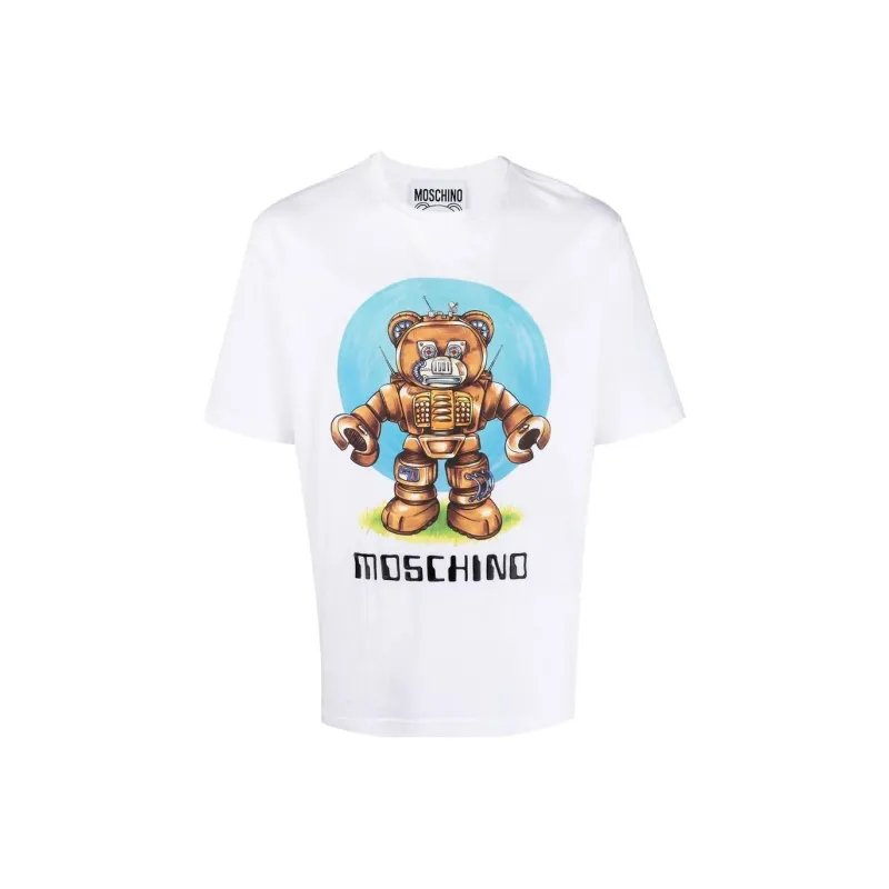 MOSCHINO T Shirts Men White-0
