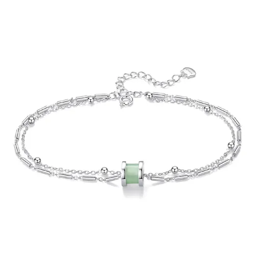 Fu Ru Ji 925 Sterling Silver Anklets Women's