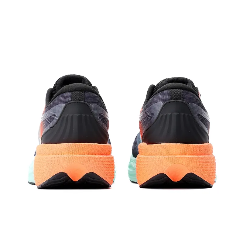 POLUDIYIPI Durable Breathable Low Top Popcorn Training Running Shoes Unisex Moon Black Orange-4