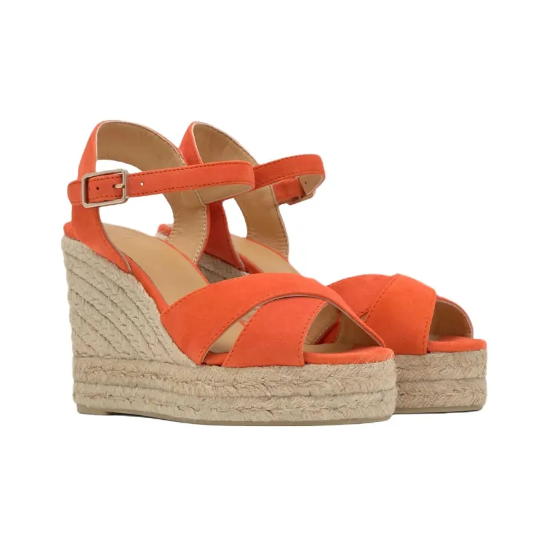 Castañer BLAUDELL Strap Sandals 8cm Women's Orange-2