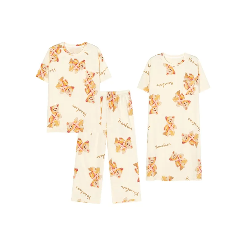 MADALLO Pajama Set Women's Apricot-0