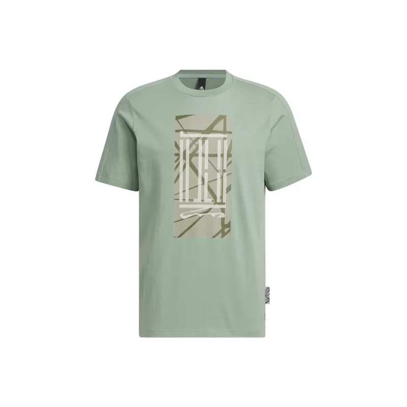 Adidas T Shirt Men's Dusty Green-0